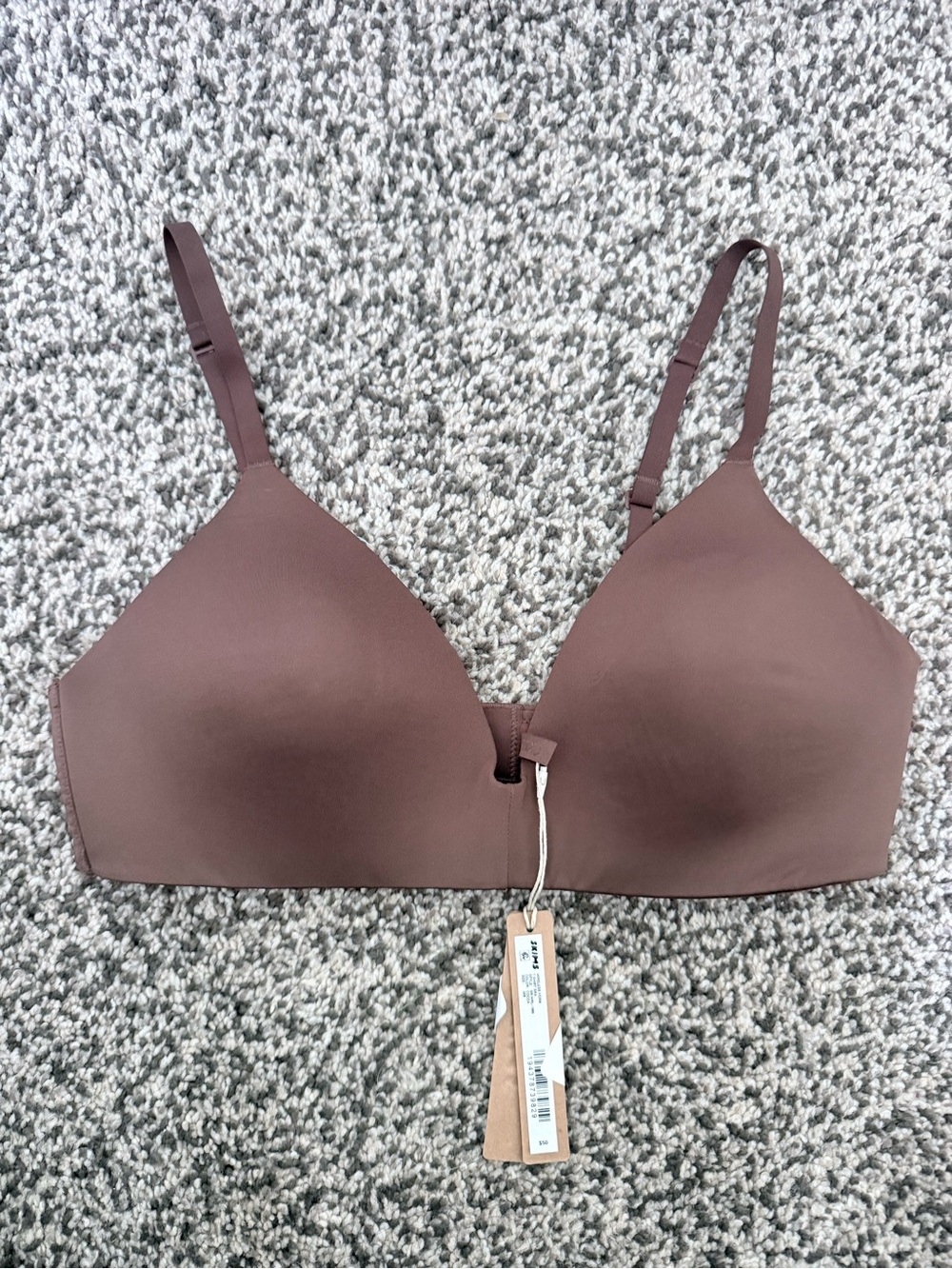 SKIMS Wireless Form T-Shirt Bra 36B cocoa